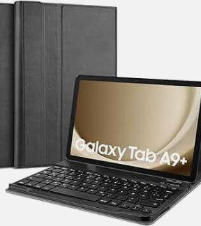 HOM Tri Fold Wireless Bluetooth Keyboard with Detachable Tablet Case