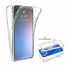 360 FRONT AND BACK CLEAR CASE FOR IPHONE 16 15 14 12 PRO 11 XR SE3 SHOCKPROOF COVER